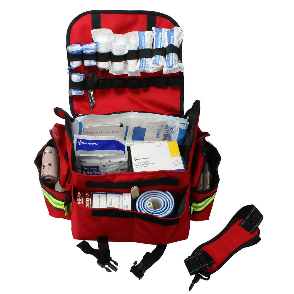 First Aid Only 91390 kit interior compartments organize supplies for quick access