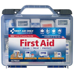 First Aid Only 91413 kit with clear cover enables fast access for workplace emergencies