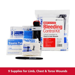 First Aid Only 91481 chest seals ready for puncture wound management