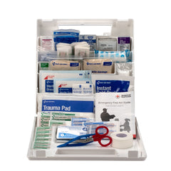 First Aid Only 9161-RC scissors and tweezers for precise care and cleanup.