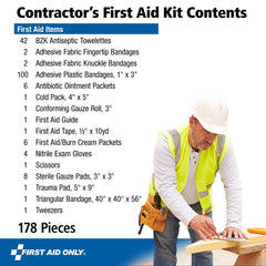 First Aid Only 9302-25M rugged metal case for durable protection on site