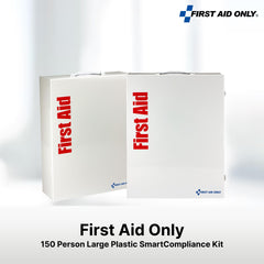 First Aid Only compartments keep supplies organized for fast retrieval.