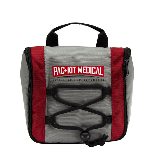 Pac-Kit Trailblazer 3 outdoor first aid kit open bag for easy access on hikes