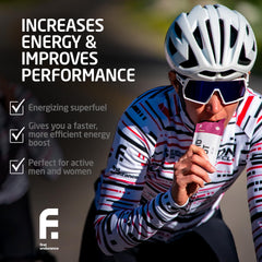 First Endurance Liquid Shot wild berry flavor for tasty energy on the go