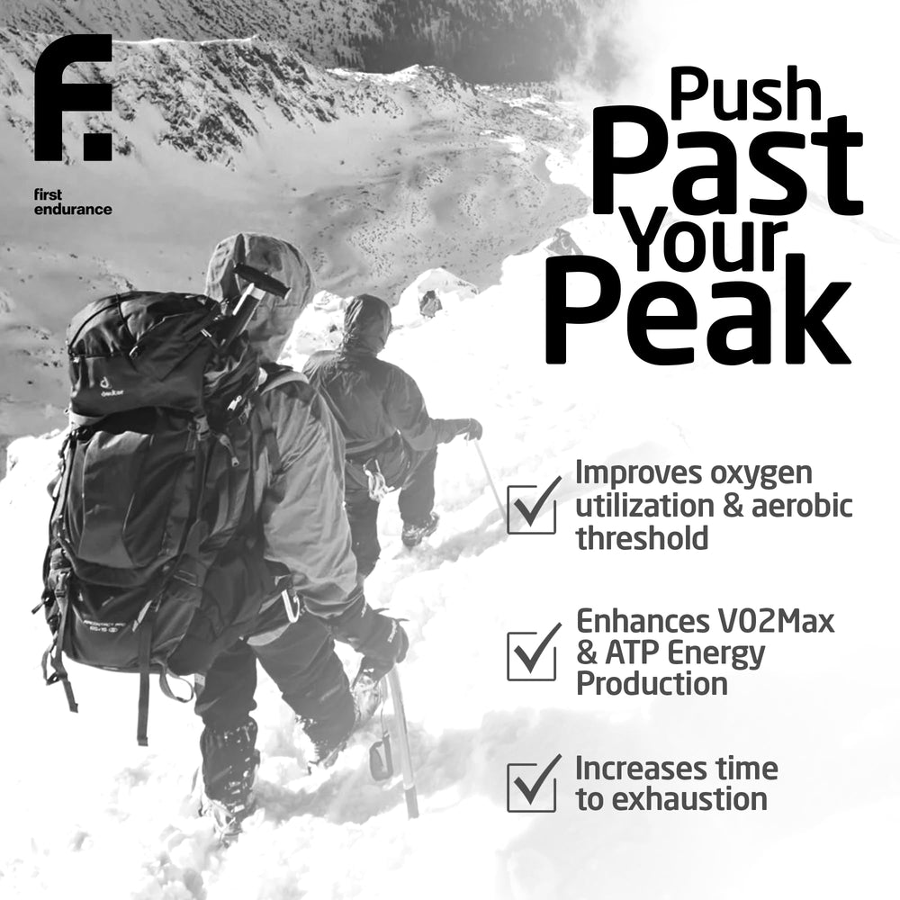 FIRST ENDURANCE OptygenHP packaging box designed for athlete performance.