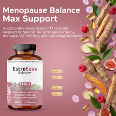 FirstOrganic Daily Menopause packaging side emphasizes third-party tested quality.