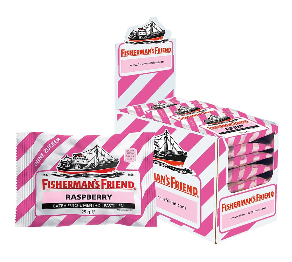 Fisherman's Friend Raspberry Sugar Free packshot: bulk multipack for on-the-go refreshment