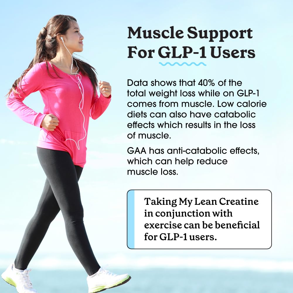 Fit & Lean Creatine women performance visual hints at strength and endurance benefits.