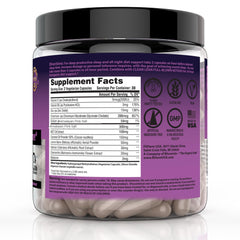 Capsules from FIT FARM USA Clean+Lean Night Keto ready for nightly intake