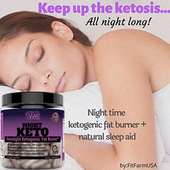 Vitamins and minerals aboard FIT FARM USA Clean+Lean Night Keto support overnight wellness