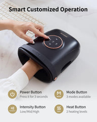 FIT KING touch-screen controls for easy, quick massage mode selection