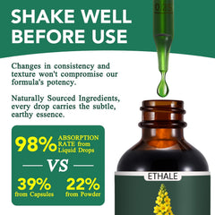 Packaging image of FITactic ETHALE Mullein Drops signals reliable everyday use