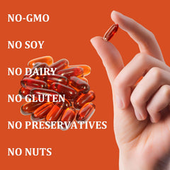 Saw palmetto blend inside pumpkin seed oil capsules