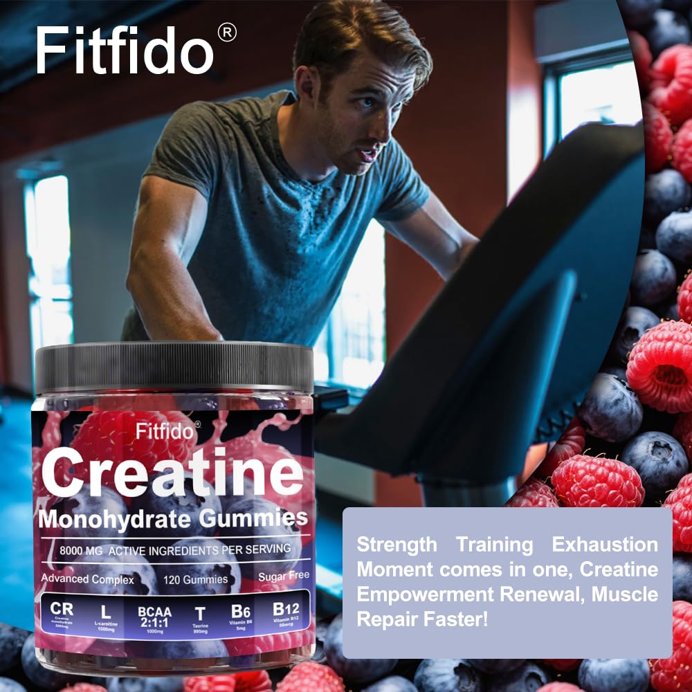 Ingredients snapshot featuring creatine, L-carnitine, taurine, and B vitamins