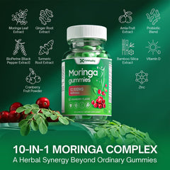 Probiotic-enriched gummies from FitVitality promote gut-friendly daily nutrition.