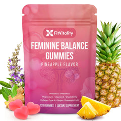 Two FitVitality gummies per serving support a simple daily routine.