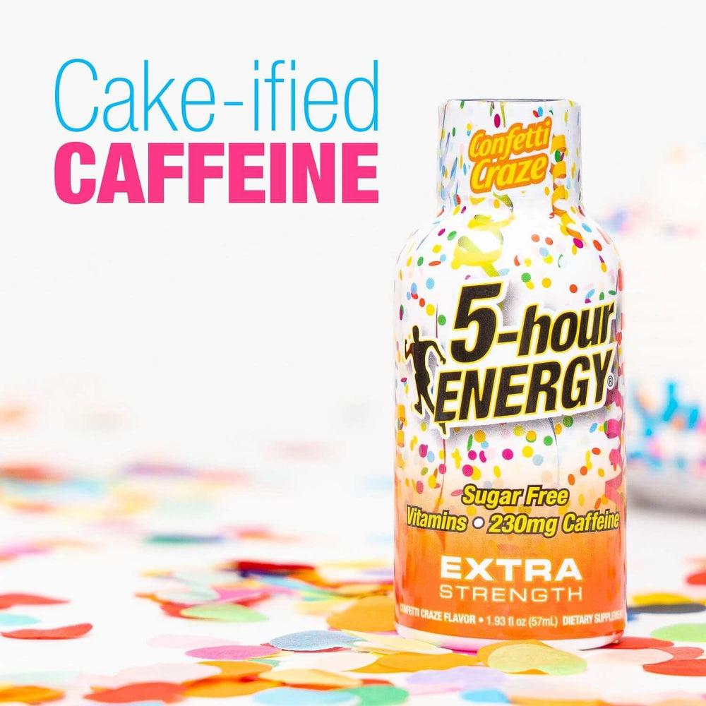 Five-hour ENERGY with B-vitamins and taurine boosts daily stamina.