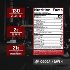 Five Percent Nutrition Real Carbs ready-to-eat meal package for pre- or post-workout use