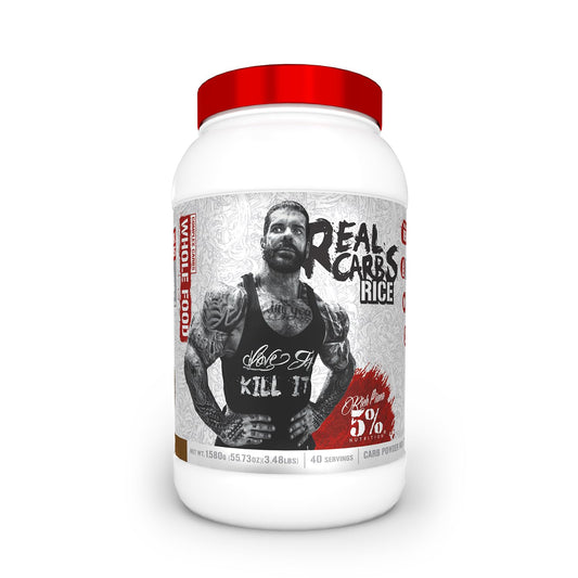 Five Percent Nutrition Real Carbs rice pour for lasting workout energy