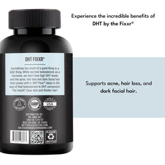 Fixxr DHT nettles herbal fusion photo emphasizes plant-based wellness components.