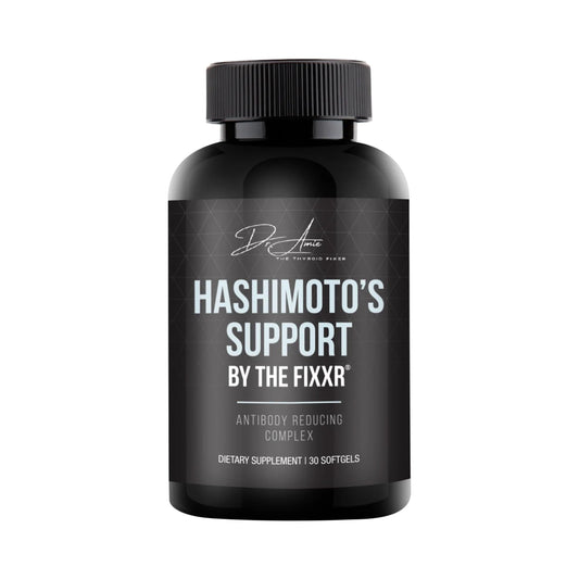 Fixxr Hashimoto's Support bottle front for easy daily dose.
