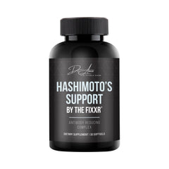 Fixxr Hashimoto's Support bottle front for easy daily dose.