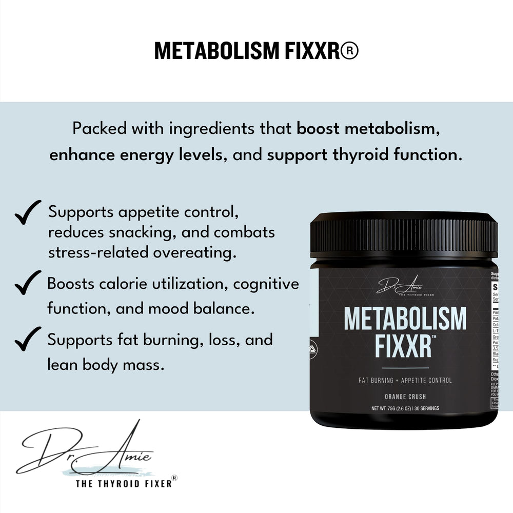 Fixxr metabolism label scan emphasizing ingredients and non-GMO quality