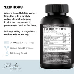 Fixxr Sleep Support capsules ready for nightly use