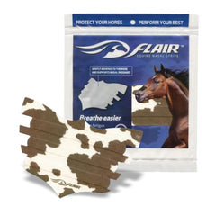 Flair Equine Nasal Strips six-pack box ready for quick replacement between sessions.