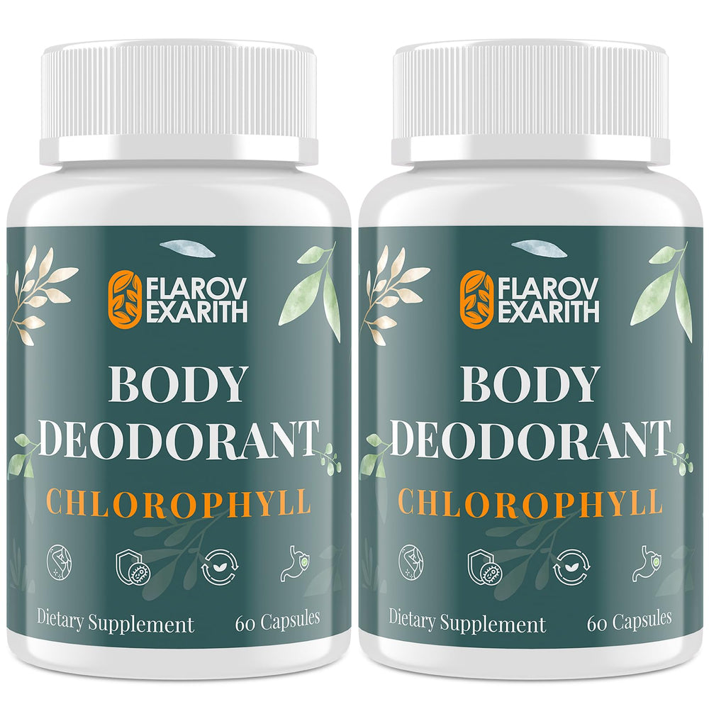 Flarovexarith deodorizing supplement bottle-front for daily freshness.