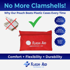 Great for employee welcome kits and promotional giveaways with Flash-Aid kits.