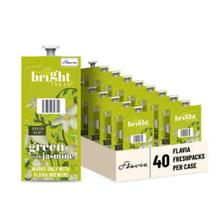 Flavia Bright Tea Co. green tea with jasmine Freshpack ready to brew in a Flavia brewer