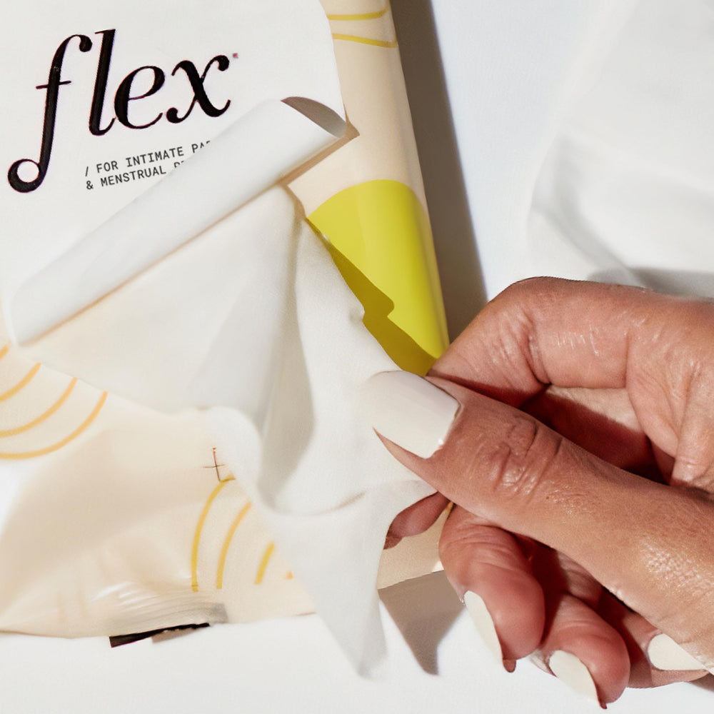 Flex Cup care routine keeps silicone clean and ready for next use.