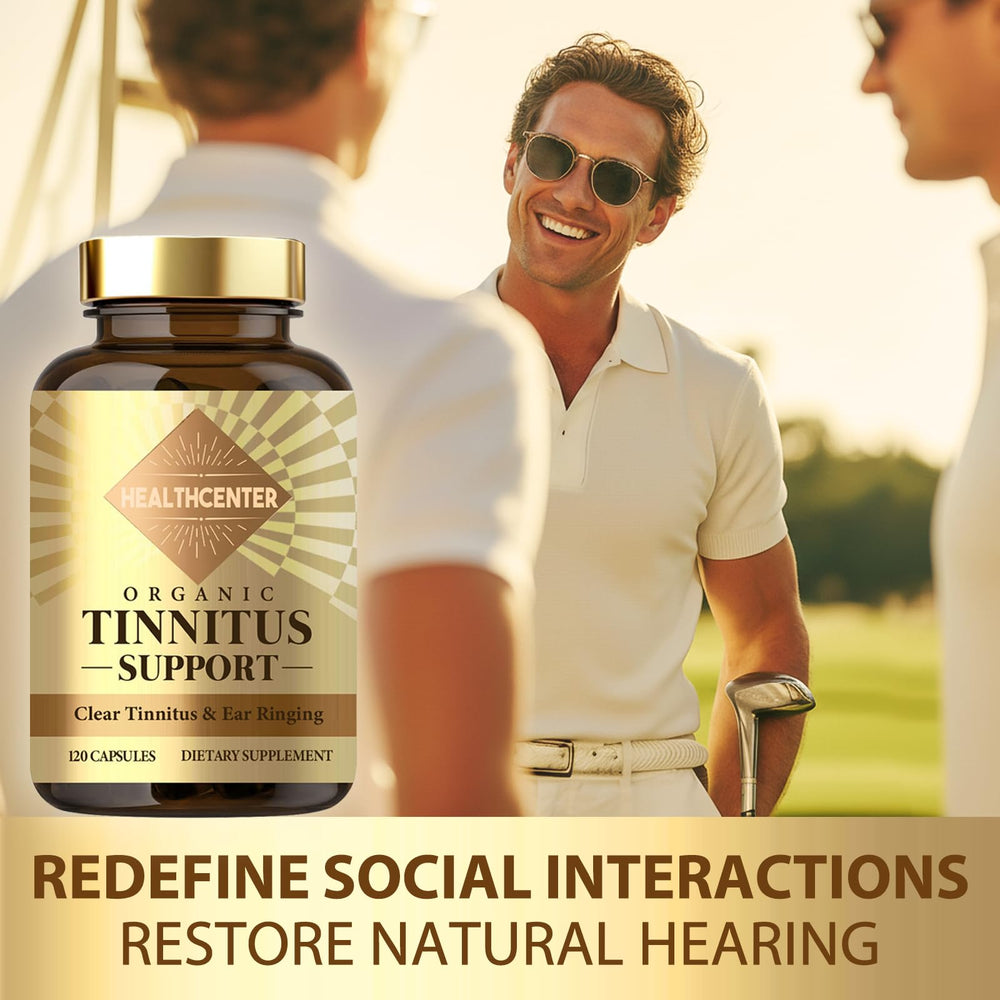 FlexBloom ear-health illustration emphasizes gentle, natural support.