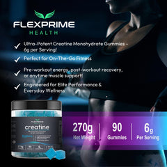 Brain-health focus with FlexPrime Gummies as a daily supplement