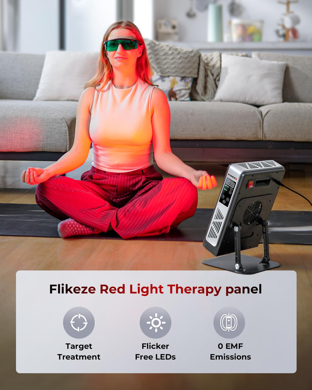 FliKEZE Pro high irradiance at 6 inches for efficient energy delivery
