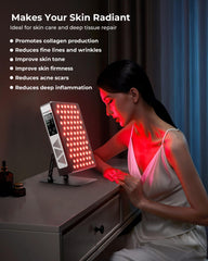 FliKEZE Pro red light panel timer display for scheduling sessions