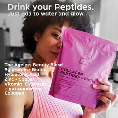 Flip My Life powder in water demonstrates easy daily hydration integration.