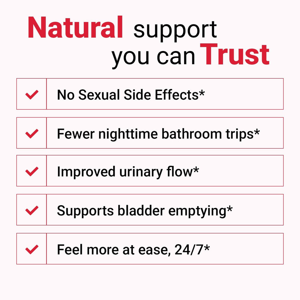 Flomentum softgel capsules ready for daily intake and urinary comfort.
