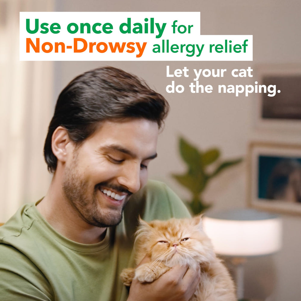 Flonase nasal spray application in nostril for congestion relief