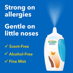 Flonase Sensimist child version with scent-free mist designed for younger noses.