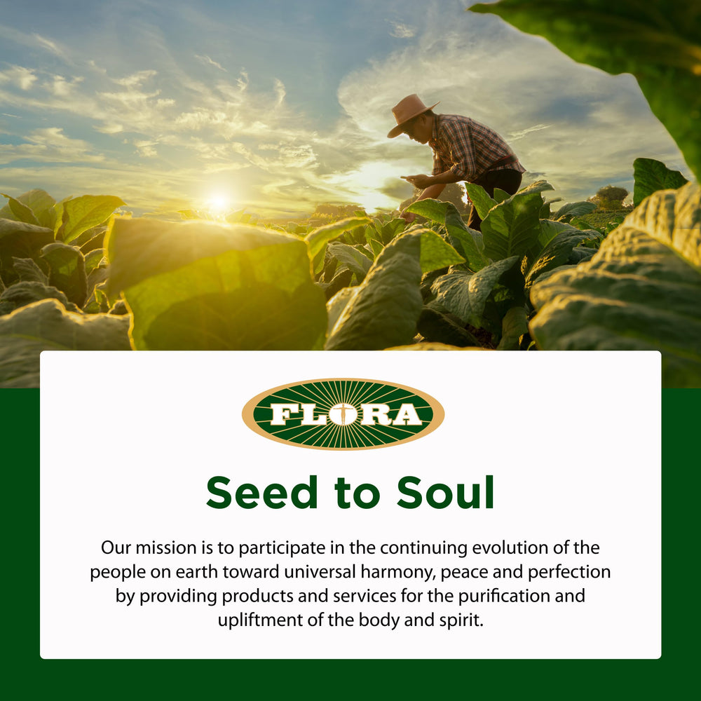 Meal-ready use with Flora Enzyme Blend for digestion support.