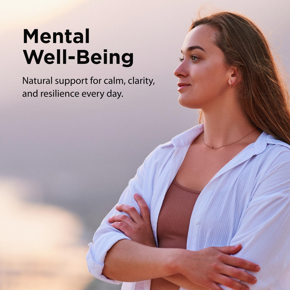 Visual of Ashwagandha roots and powder representing natural sourcing.