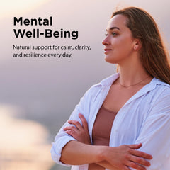 Visual of Ashwagandha roots and powder representing natural sourcing.