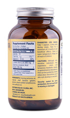 Flora Efamol batch testing seal showing GLA content verification.