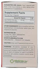 Flora Ferritin+ daily capsule supports a simple routine.