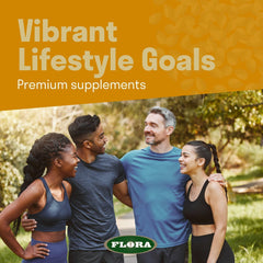 Flora flax oil label close-up noting gluten-free and kosher status