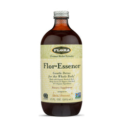 Flora Flor-Essence bottle pour showing a gentle daily herbal ritual