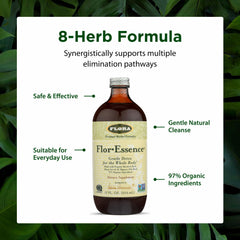 Cup with hot water diluting Flora Flor-Essence for a soothing ritual