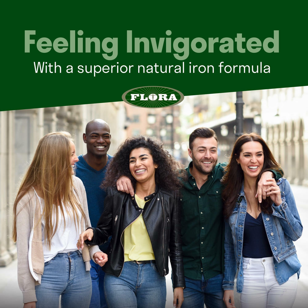 Flora Flor-Essence packaging on a clean kitchen counter